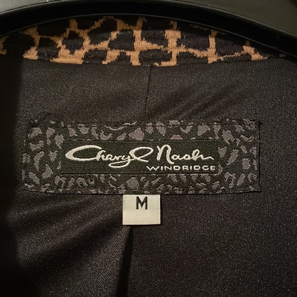 Abstract print coat.  Size medium. Cheryl Nash brand. Good condition - Picture 4 of 4